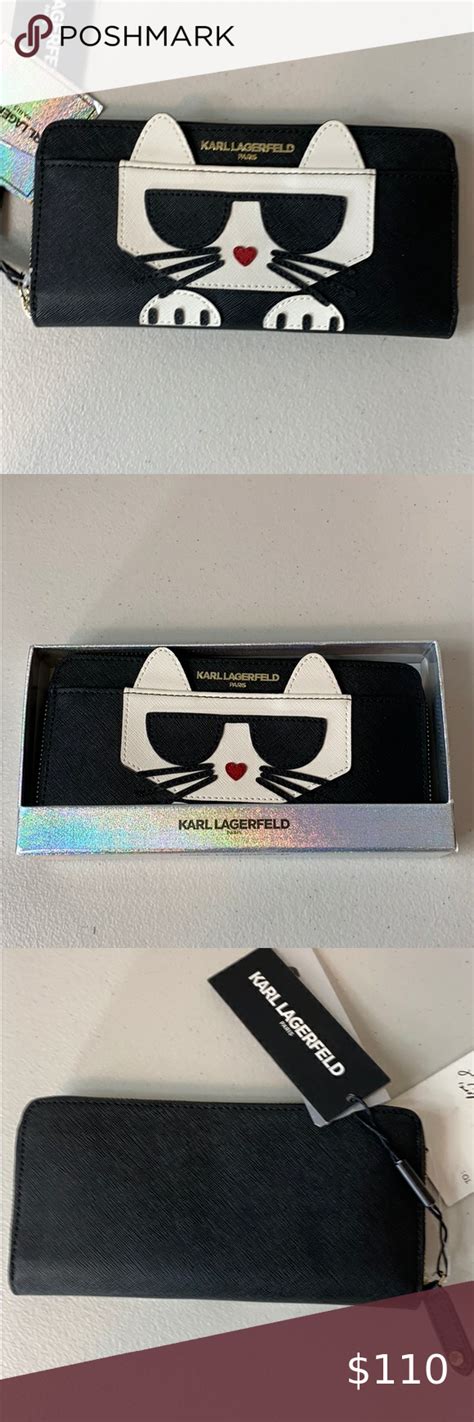 karl lagerfeld cat wallet